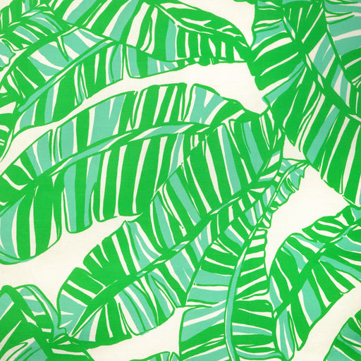 LEE JOFA - GO BANANAS- WHITE/GREEN - Fabric by the Yard WHITE/GREEN
