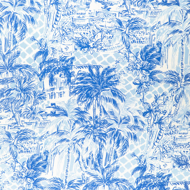 LEE JOFA - PALM BEACH- BLUE/LAPIS - Fabric by the Yard BLUE/LAPIS