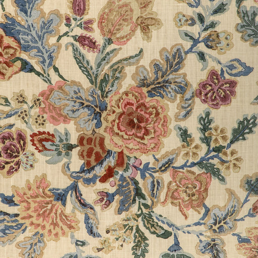 LEE JOFA - BRADSTOCK- BLUE MULTI - Fabric by the Yard BLUE MULTI