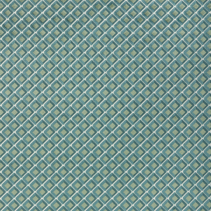 LEE JOFA - GREENWICH VELVET- TEAL - Fabric by the Yard TEAL
