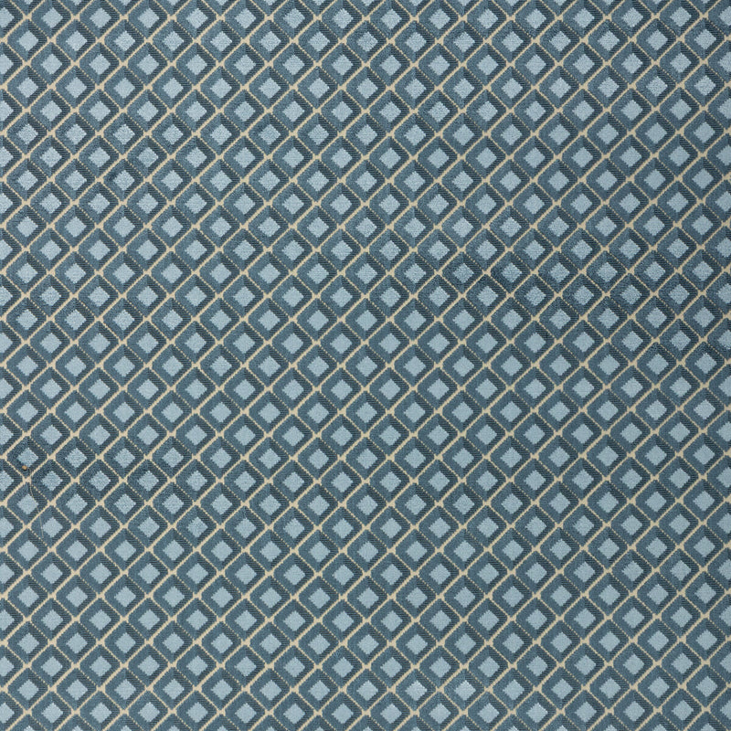 LEE JOFA - GREENWICH VELVET- BLUE - Fabric by the Yard BLUE