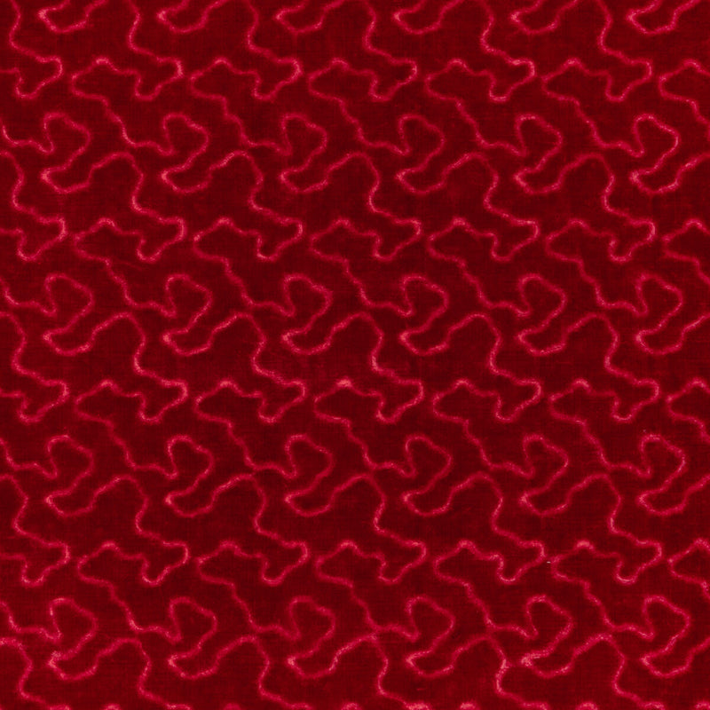 LEE JOFA - MARLOWE VELVET- RUBY - Fabric by the Yard RUBY