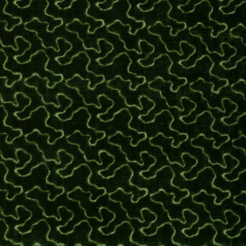LEE JOFA - MARLOWE VELVET- LEAF - Fabric by the Yard LEAF