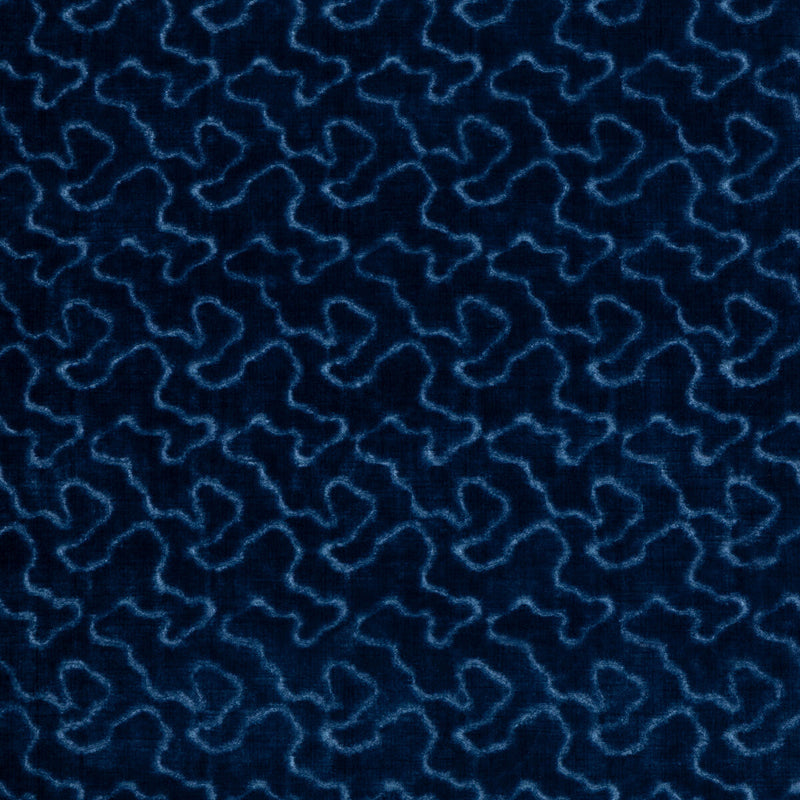 LEE JOFA - MARLOWE VELVET- BLUE - Fabric by the Yard BLUE
