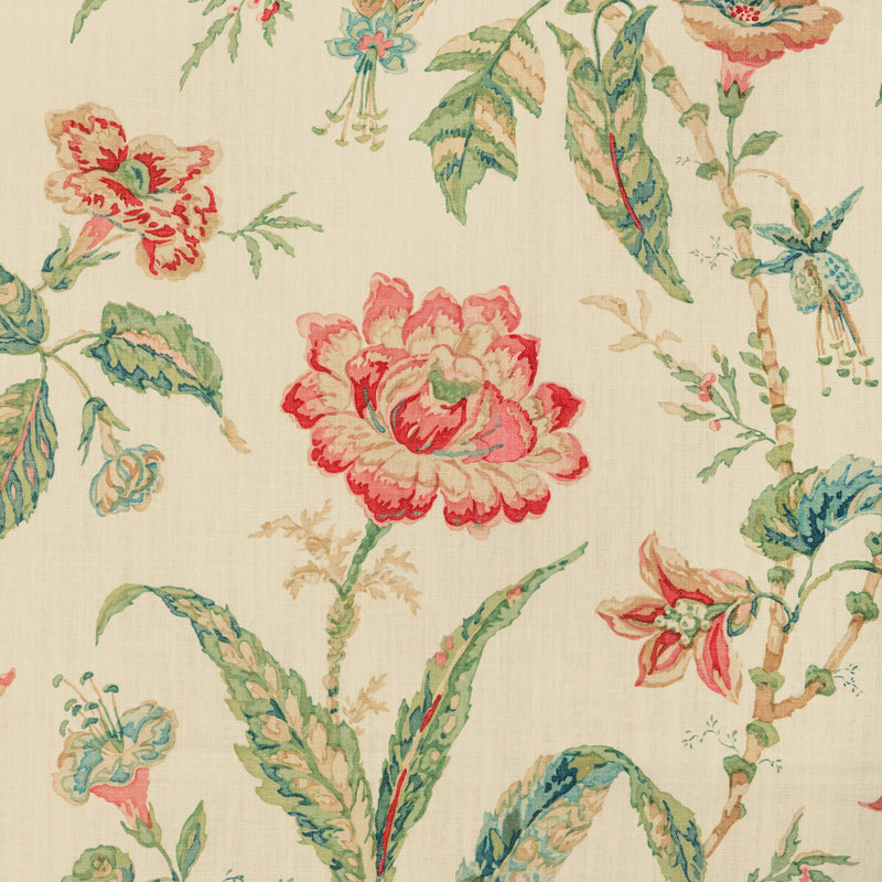 LEE JOFA - ROSEMONT PRINT- ROSE - Fabric by the Yard ROSE
