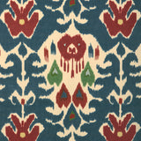 LEE JOFA - MARCO POLO II- NAVY/RED - Fabric by the Yard