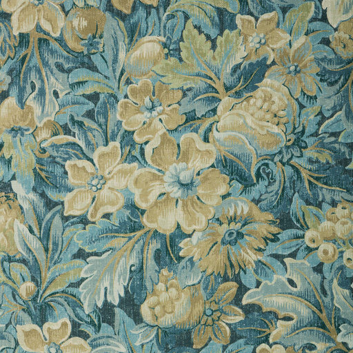 LEE JOFA - HARPER PRINT- INDIGO - Fabric by the Yard INDIGO