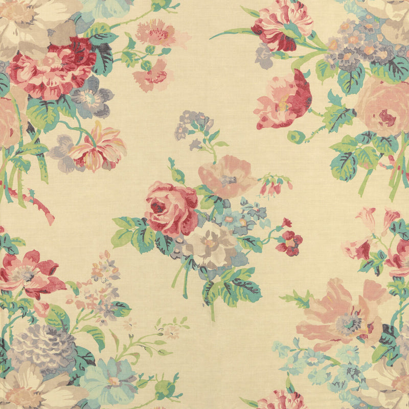 LEE JOFA - HATHAWAY PRINT- BERRY - Fabric by the Yard BERRY