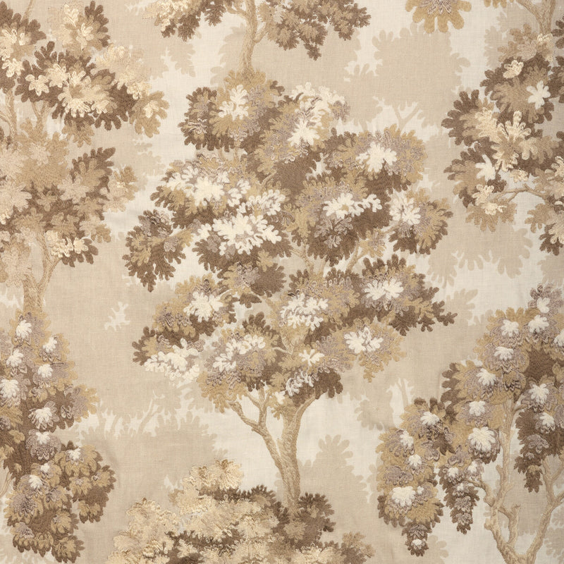 LEE JOFA - SHERWOOD EMB- BARK - Fabric by the Yard BARK