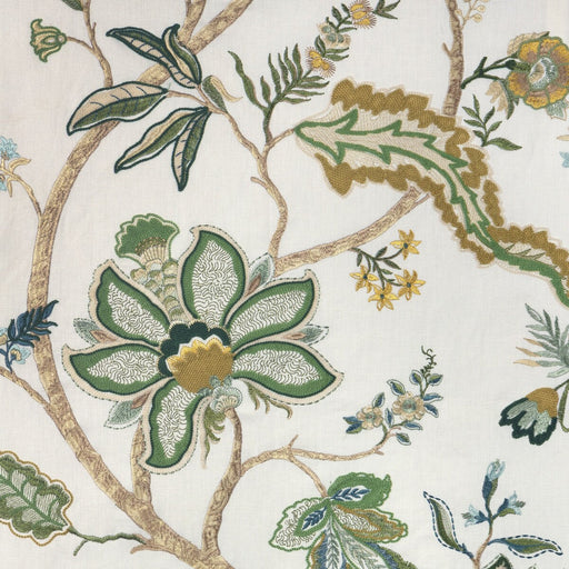 LEE JOFA - WINDERMERE EMB- GREEN - Fabric by the Yard GREEN