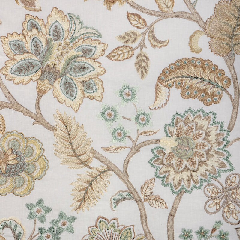 LEE JOFA - AMBERLY EMB- STRAW - Fabric by the Yard STRAW