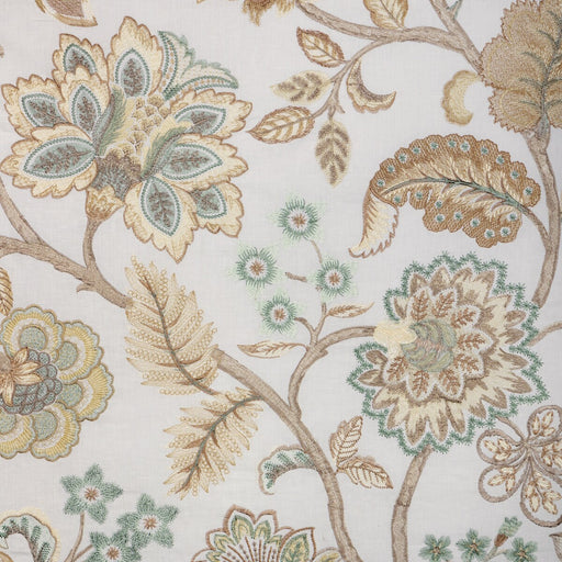 LEE JOFA - AMBERLY EMB- STRAW - Fabric by the Yard STRAW