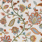 LEE JOFA - WESTFIELD EMB- IVORY/MULTI - Fabric by the Yard