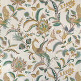 LEE JOFA - PALAWAN EMB- TEAL/GREEN - Fabric by the Yard