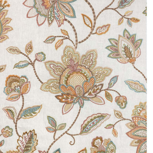 LEE JOFA - MAYFAIR EMB- TERRACOTTA - Fabric by the Yard TERRACOTTA
