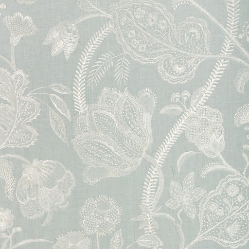 LEE JOFA - SUMMERFIELD EMB- AQUA - Fabric by the Yard AQUA