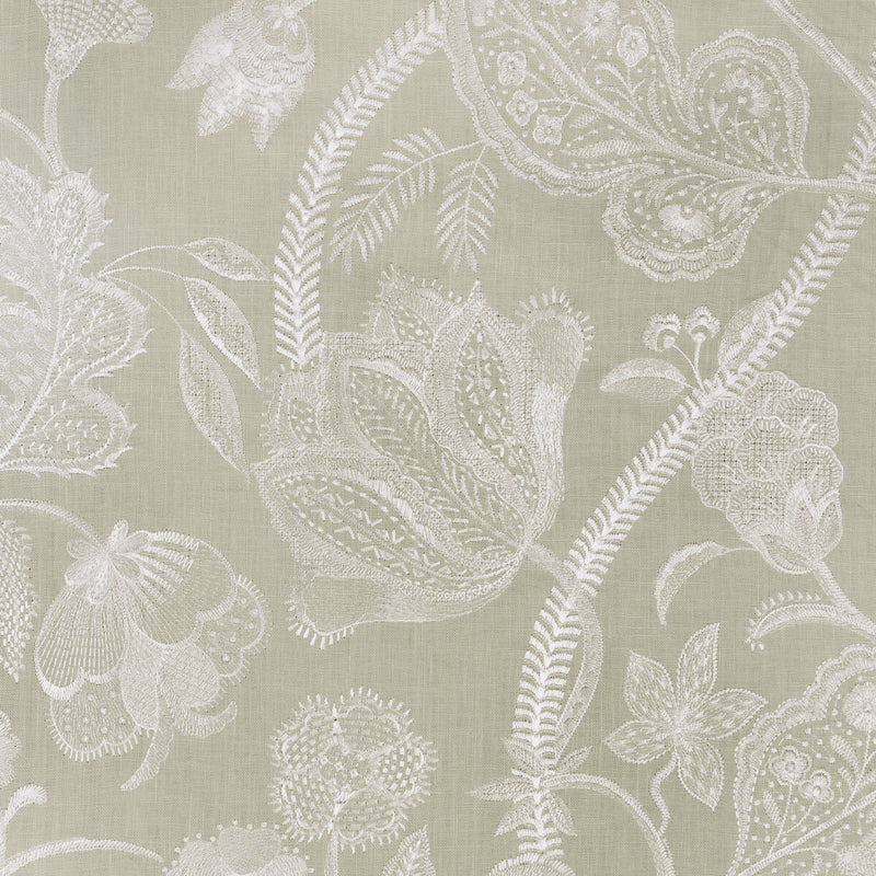 LEE JOFA - SUMMERFIELD EMB- CELERY - Fabric by the Yard CELERY