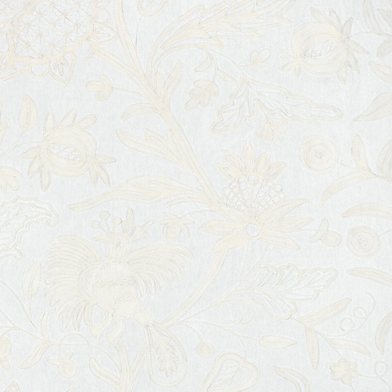 LEE JOFA - FOLKLAND EMB- IVORY - Fabric by the Yard IVORY