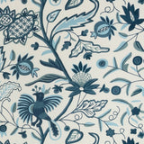 LEE JOFA - FOLKLAND EMB- INDIGO - Fabric by the Yard