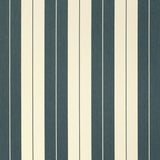 LEE JOFA - BAGATELLE STRIPE- TEAL - Fabric by the Yard