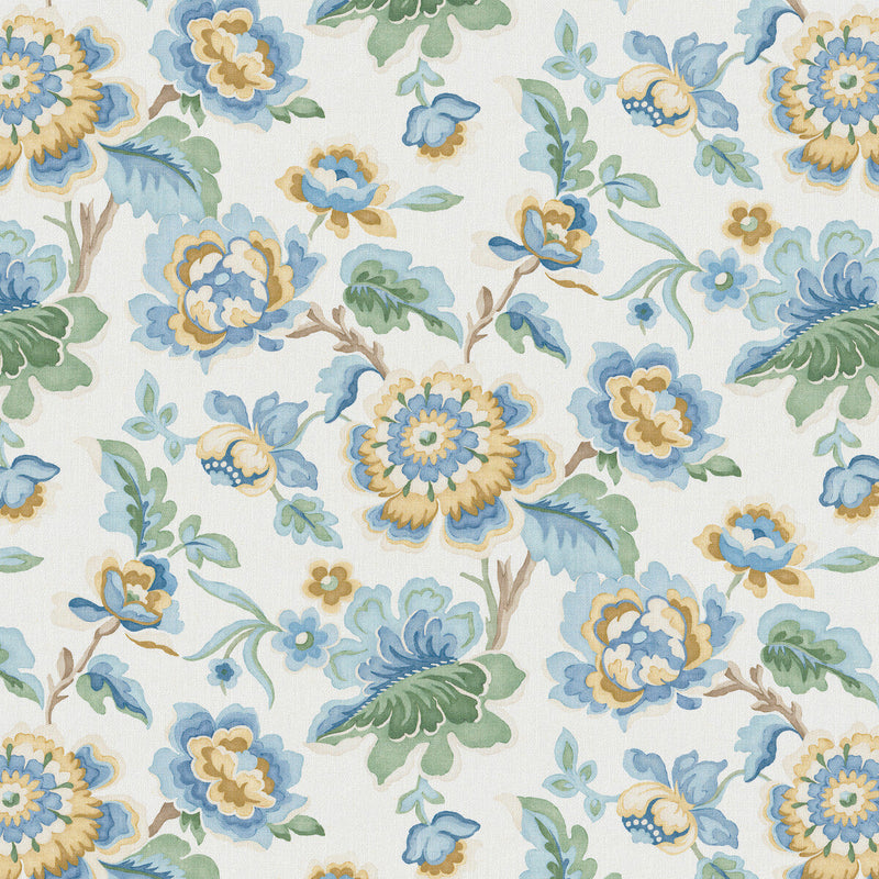 LEE JOFA - BLOOMFIELD PRINT - SEASIDE - Fabric By The YARD