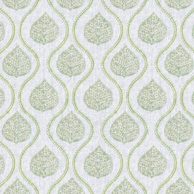 LEE JOFA - ELSIE PRINT - LEAF - Fabric By The YARD