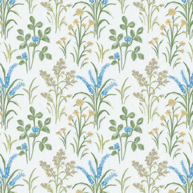 LEE JOFA - GLADWYN EMB - SPRING - Fabric By The YARD