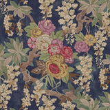 LEE JOFA - GRACIE GARDENS - NAVY - Fabric By The YARD