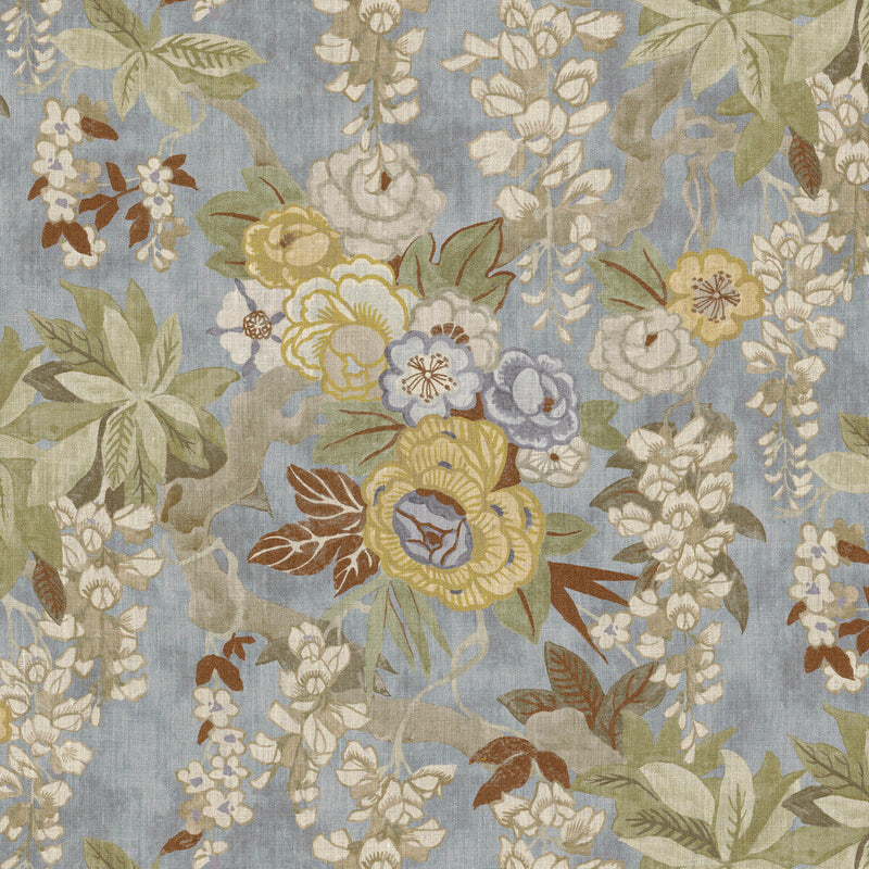 LEE JOFA - GRACIE GARDENS - SLATE - Fabric By The YARD