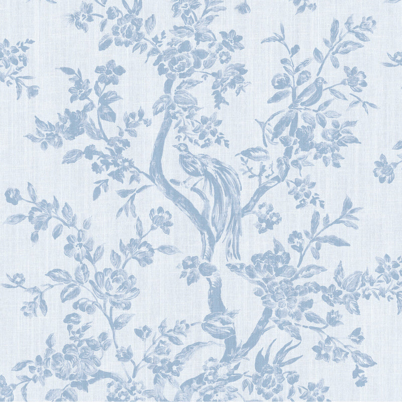 LEE JOFA - CAMELLIA TOILE - SKY - Fabric By The YARD