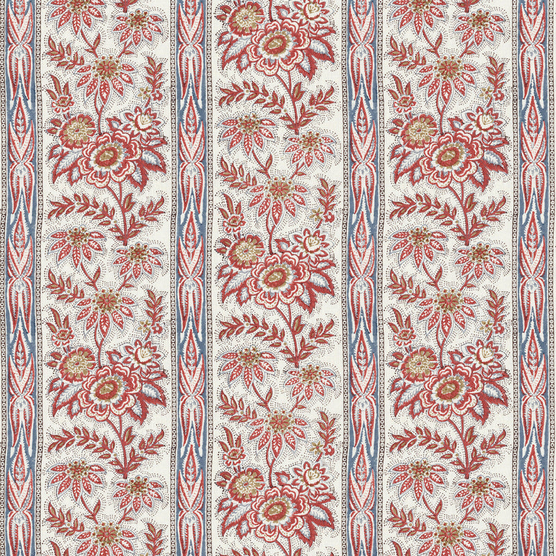 LEE JOFA - MARGAUX PRINT - BRICK - Fabric By The YARD