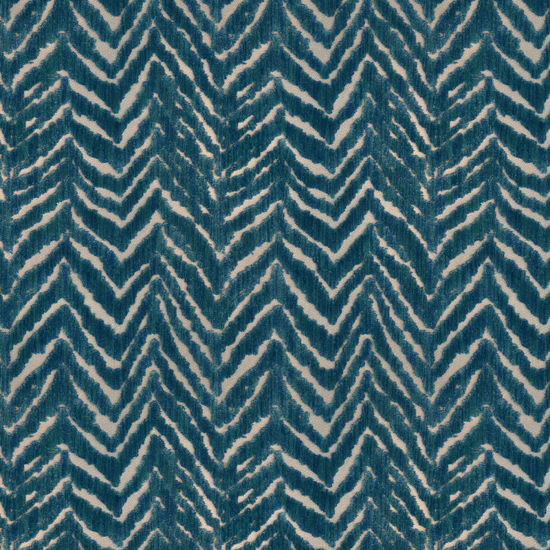 LEE JOFA - NAIROBI VELVET - TEAL - Fabric By The YARD