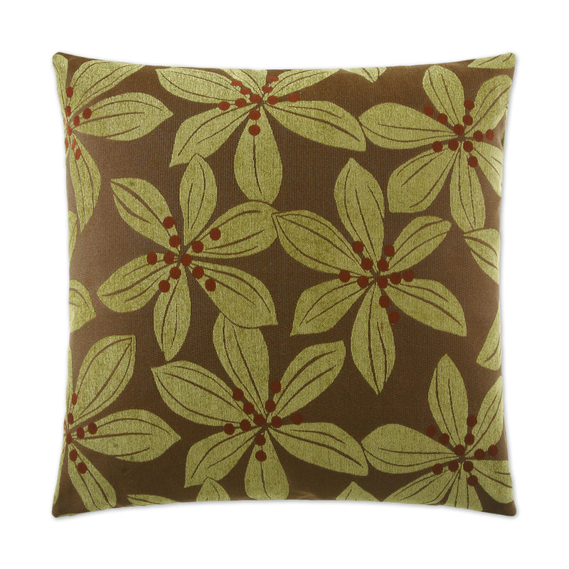 Tropical Leaf Pillow - Green - DV Kap