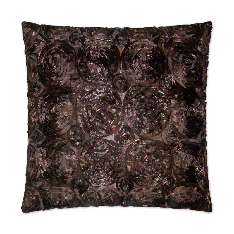 Silk Roses Pillow - Brown - DV Kap