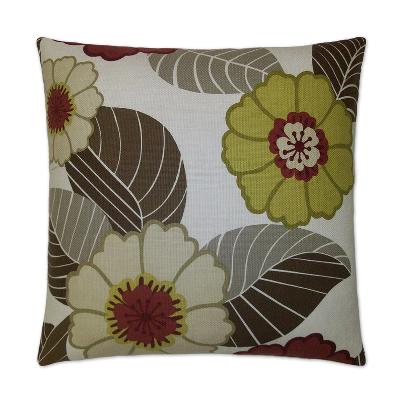 Flower Power Pillow - Chartreuse - DV Kap