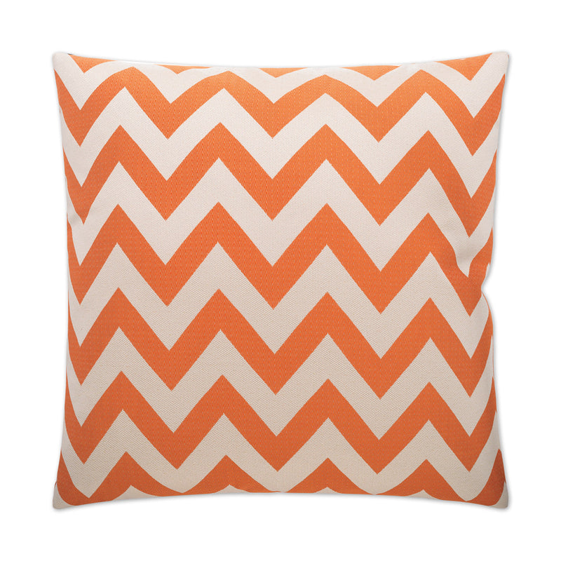 Chevron Chic Pillow - Orange - DV Kap