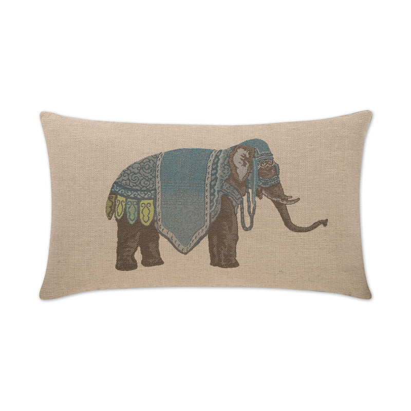 Olifant Lumbar Pillow - Azure - DV Kap