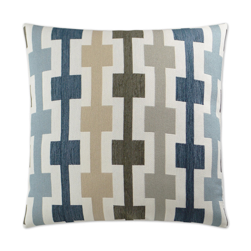 Hopscotch Pillow - Blue - DV Kap