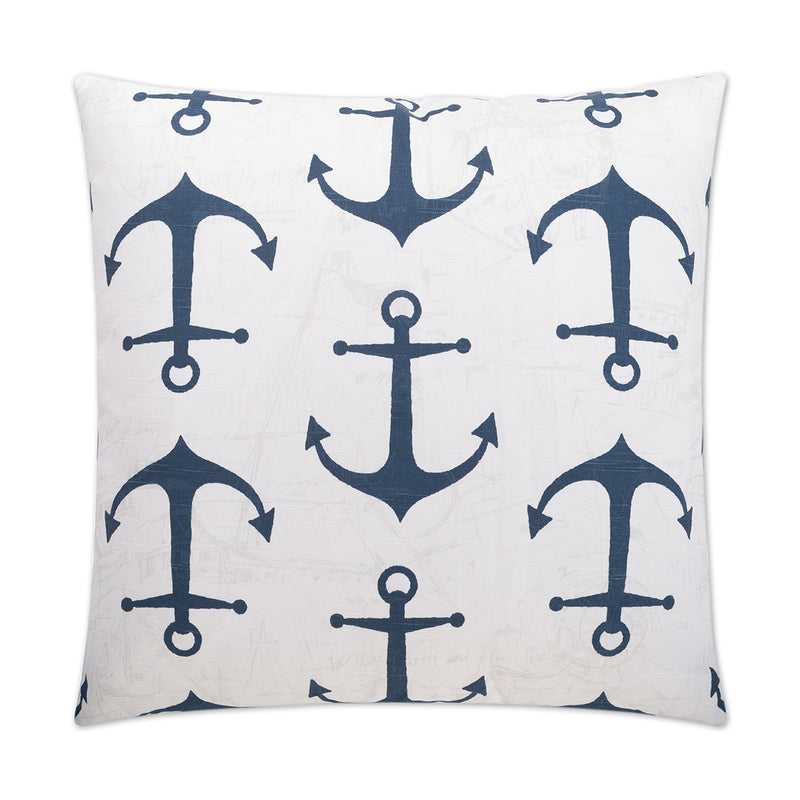 Anchors Pillow - Navy - DV Kap