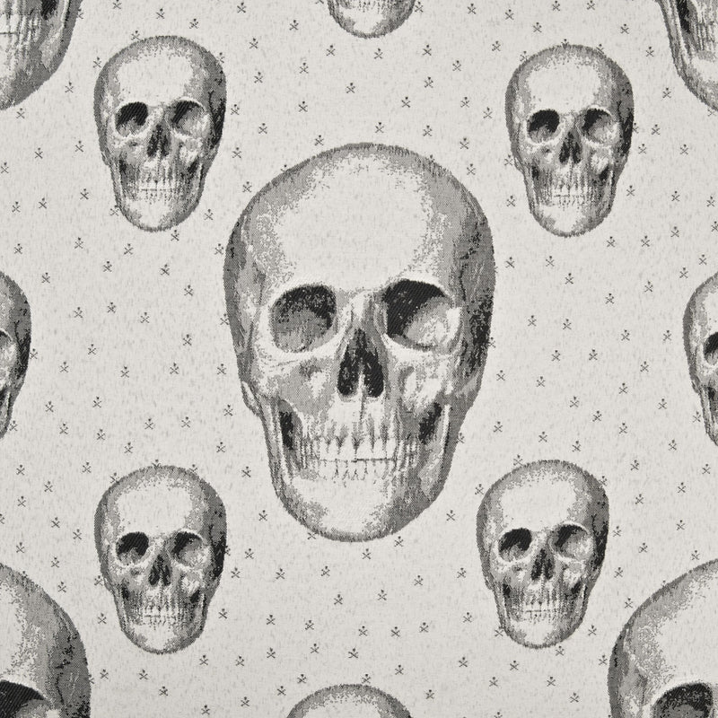 Skalle - White - DV Kap - Fabric by the Yard