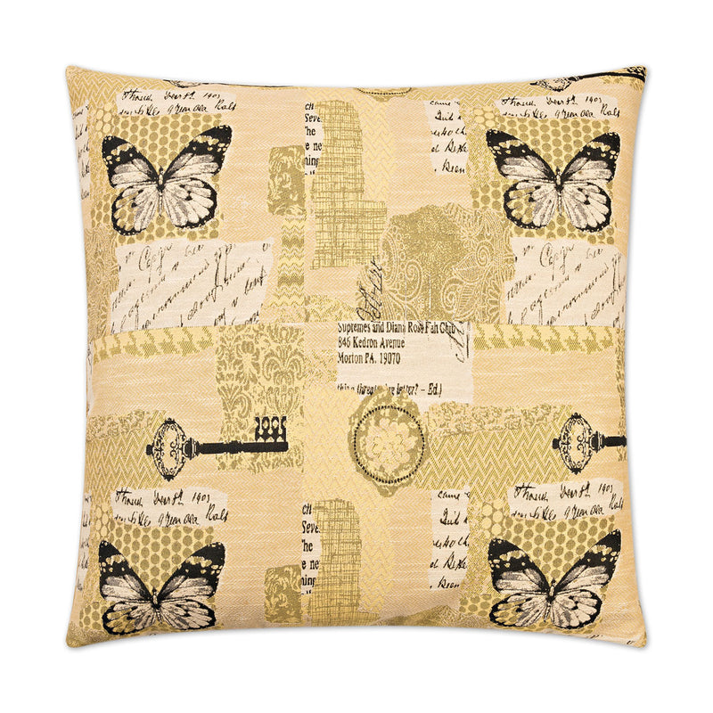 Copy Paste Pillow - Yellow - DV Kap