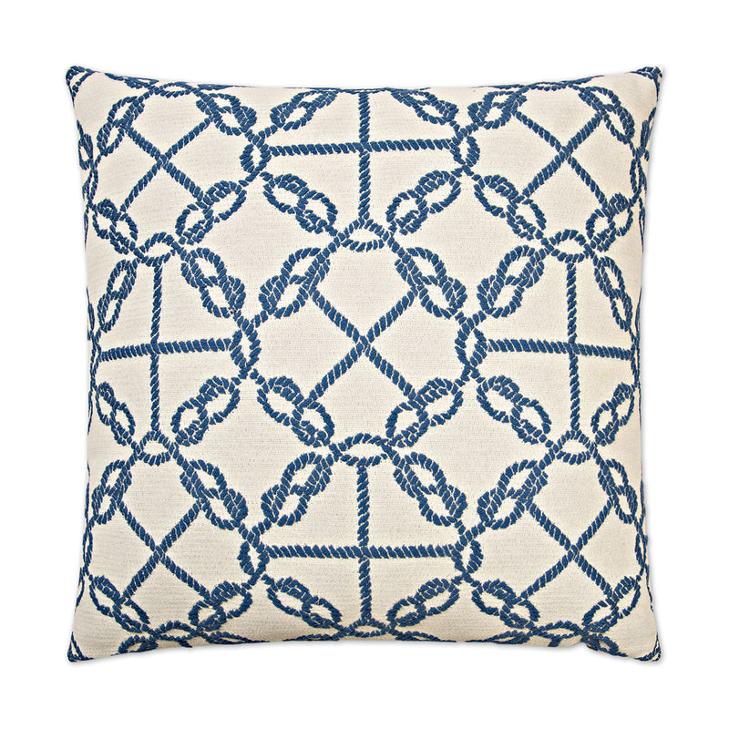 Knots Pillow - Blue - DV Kap