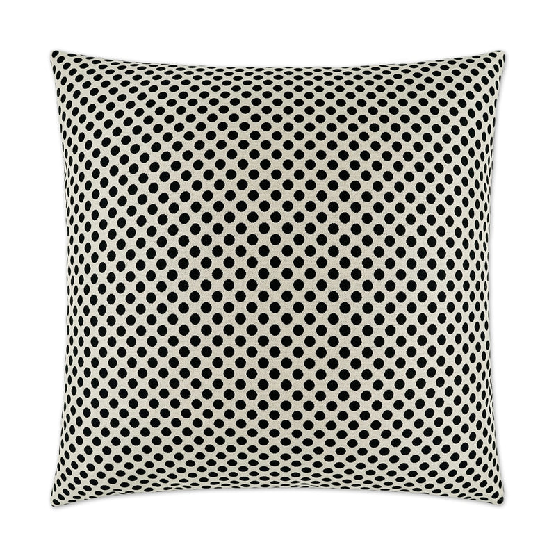 Polka Dots Pillow - Black - DV Kap