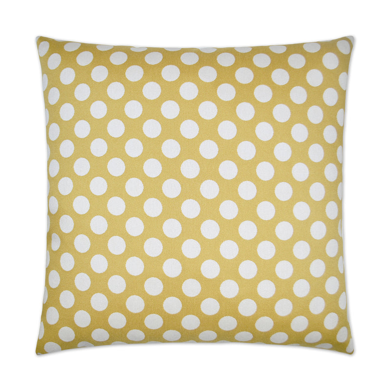 Polka Dots Pillow - Gold - DV Kap