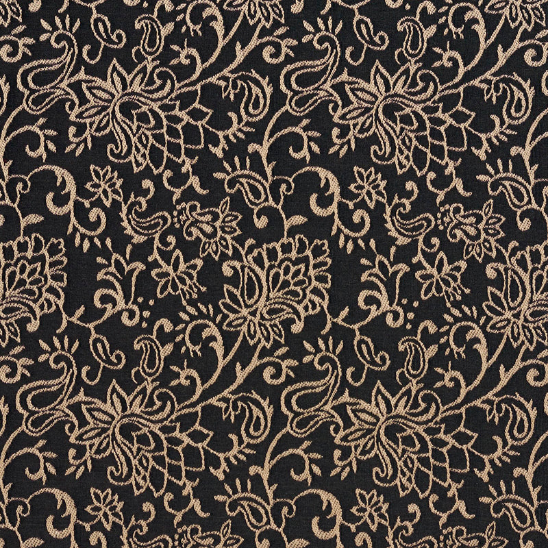 Charlotte - 2606 - Onyx/Garden - Fabric by the Yard Onyx/Garden