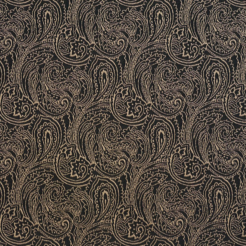 Charlotte - 2633 - Onyx/Paisley - Fabric by the Yard Onyx/Paisley