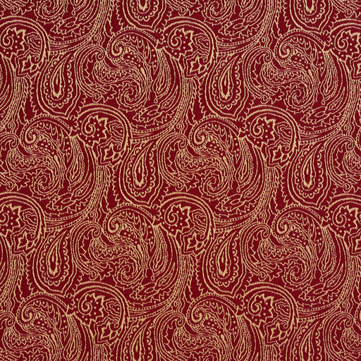 Charlotte - 2634 - Crimson/Paisley - Fabric by the Yard Crimson/Paisley