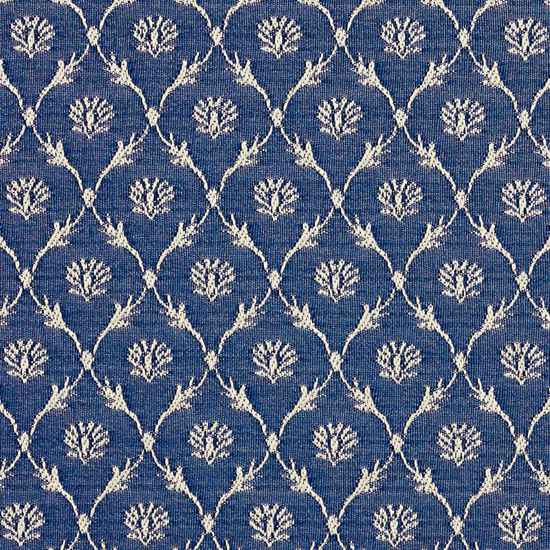 Charlotte - 2636 - Wedgewood/Trellis - Fabric by the Yard Wedgewood/Trellis