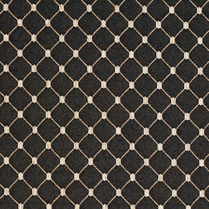 Charlotte - 2651 - Onyx/Diamond - Fabric by the Yard Onyx/Diamond