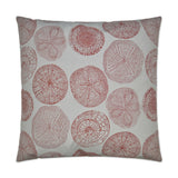 Sand Dollar Pillow - Red - DV Kap